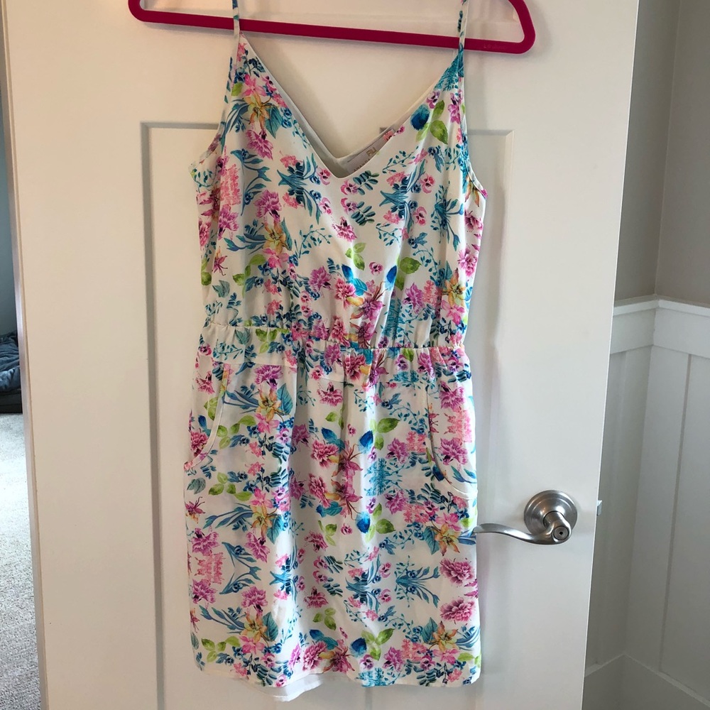 Amanda Uprichard Floral Sundress w/Pockets